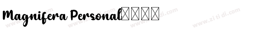 Magnifera Personal字体转换